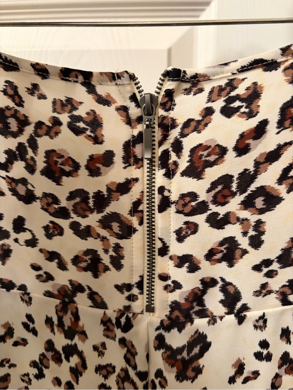 Maurices Cream Leopard Print Dolman Tunic - Picture 5 of 6